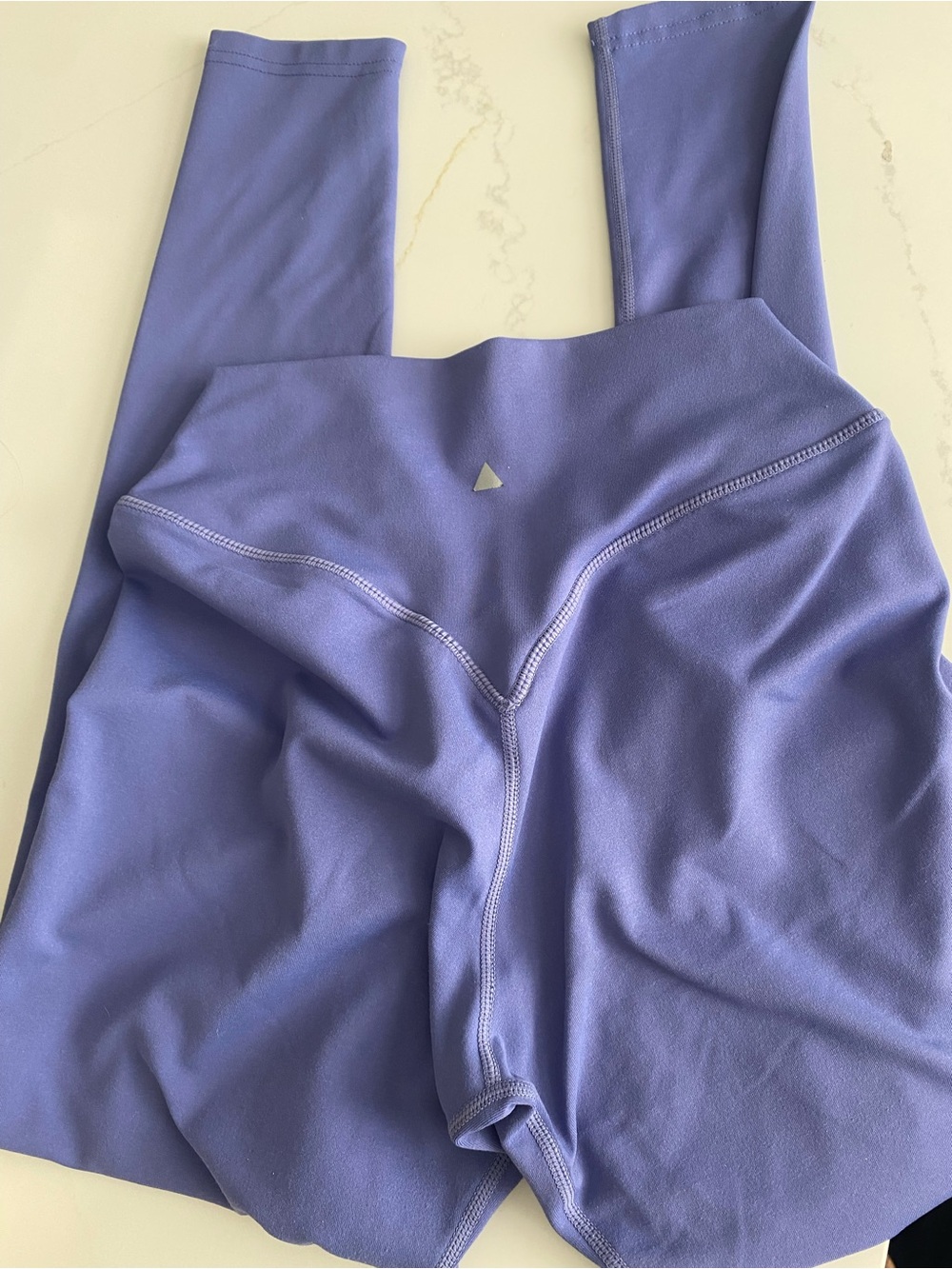 Purple High-Waist Active Leggings